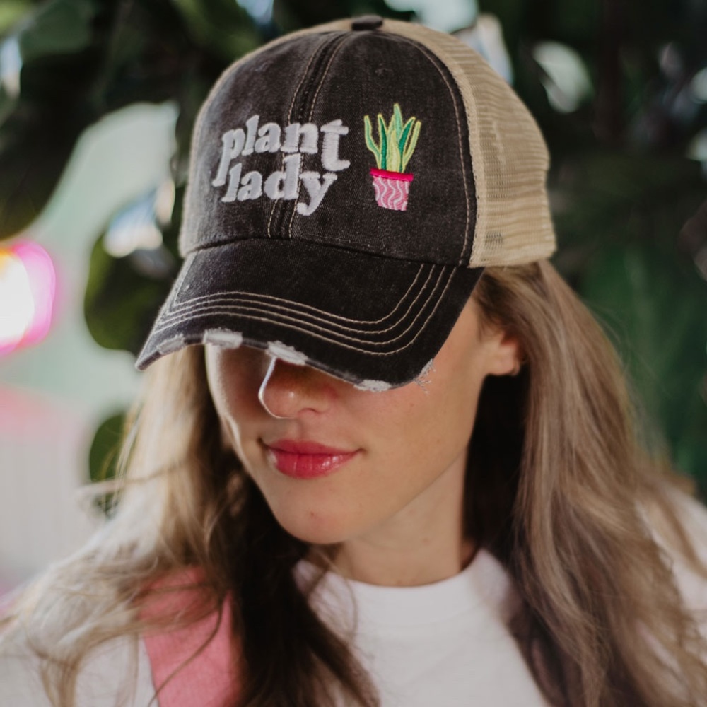 "PLANT LADY" TRUCKER HAT